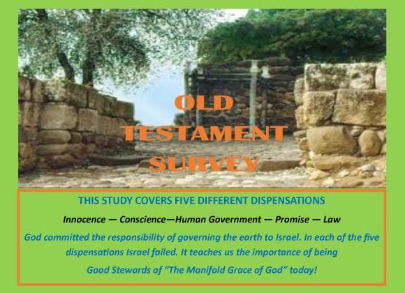 OLD TESTAMENT SURVEY    (14 Lessons)